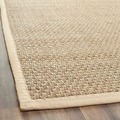 Safavieh Casual Natural Fiber Natural and Beige Border Seagrass Rug (2' x 3')