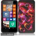 INSTEN Colorful Rubberized Hard Plastic Snap-on Cover Phone Case Cover for Nokia Lumia 635