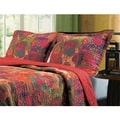 Greenland Home Fashions Jewel Multicolored Cotton Pillow Shams (Set of 2)