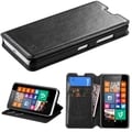 INSTEN Stand Wallet Card Slots Leather Phone Case Cover for Nokia Lumia 630, Lumia 635