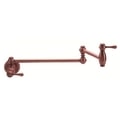 Danze Single-handle Pot Filler Opulence Wall Mount Lever Handle Antique Copper Faucet