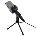 INSTEN Skype Desktop Notebook 3.5mm Studio Speech Microphone With Stand and Cable