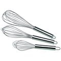 Stainless Steel 3-piece Balloon Wire Whisk Set