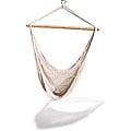 Natural-colored Cotton Blend Rope Hammock Net Chair
