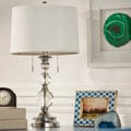 Quinn Crystal Mercury Base 2-light Accent Table Lamp by iNSPIRE Q Bold
