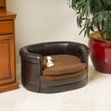 Doggerville Oval Cushy Dog Sofa by Christopher Knight Home