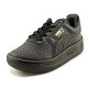 Puma GV Special Jr Youth  Round Toe Leather Black Sneakers