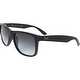 Ray-Ban Men's Justin RB4165-601/8G-55 Black Wayfarer Sunglasses