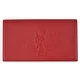 Saint Laurent YSL 361120 Red Leather Large Belle de Jour Clutch Handbag Bag - 11" x 6" x 2"