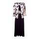Jessica Howard Women's 2PC Floral Ruched Jersey Dress Set