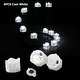 Image 6PCS Flameless LED Tealight Light Candles Flickering Flashing Wax Dripped Cool White