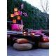 LED Lighted Pink Orchid and Candle Lantern Patio Party Scene Canvas Wall Art 15.75" x 11.75"