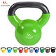 Wacces Single Vinyl Dipped Kettlebell for Croos Training, Home Exercise