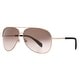 Marc by Marc Jacobs MMJ 484/S J5G QH Gold/Brown Gradient Aviator Sunglasses - Gold - 63mm-11mm-135mm
