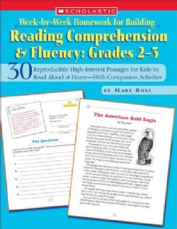 Week-by-week Homework for Building Reading Comprehension and Fluency: 30 Reproducible High-Interest Passages for ... (Paperback)