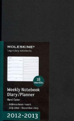 Moleskine Black Large Weekly Notebook Diary / Planner July 2012 - December 2013 Calendar (Calendar)