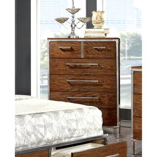 Furniture of America Anye Industrial Style 6-Drawer Chest