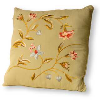 Green 16-inch Decorated Pillow