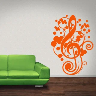 Musical Clef Vinyl Wall Decal
