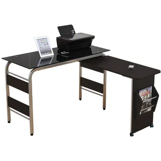 Garion Black Computer Desk