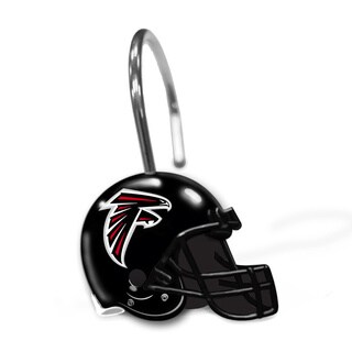 The Northwest Company NFL Atlanta Falcons Shower Curtain Rings