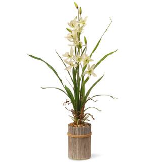 30-inch Cream Potted Flower