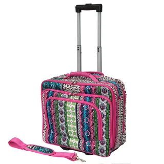 World Traveler Artisan Collection Rolling 17-inch Laptop Business Case
