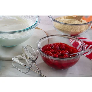 Pyrex Prepware 3-Piece Mixing Bowl Set in Clear