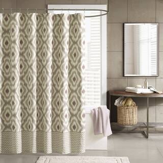 Ink+Ivy Ankara Cotton Printed Shower Curtain--2 Color Options