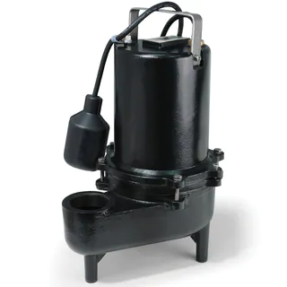 ESE60W ECO-FLO Products .6 HP Submersible Cast Iron Sewage Pump - Wide Angle Switch