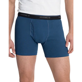 Hanes Men's Tagless ComfortBlend Boxer Brief with Comfort Flex Waistband (Pack of 3)
