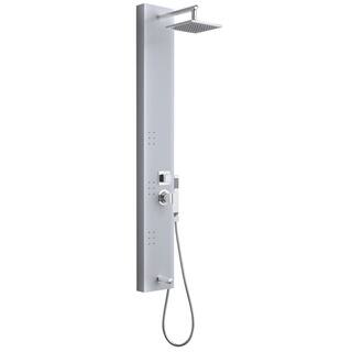 OVE Decors OSC-26 3-Jet Shower Tower System in Stainless Steel