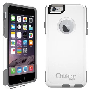 Brand NEW OtterBox Commuter Series Case for iPhone 6 (4.7") w/ Screen Protector White/Grey