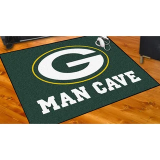 Fanmats Green Bay Packers Green Nylon Man Cave Allstar Rug (2'8 x 3'8)
