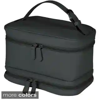 Royce Leather 'Victoria' Genuine Leather Cosmetic Travel Bag