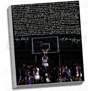Elvin Hayes Facsimile ' Being Big E' Stretched 22x26 Story Canvas