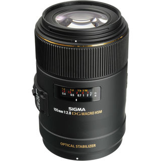 Sigma 105mm f/2.8 EX DG OS HSM Macro Lens for Nikon AF