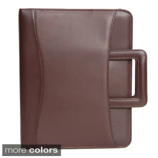 Royce Leather 'Jefferson' Zip Around Binder Genuine Leather Portfolio