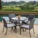 San Pico Outdoor Wicker 5-piece Dining Set with Cushions by Christopher Knight Home - Thumbnail 8