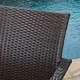 San Pico Outdoor Wicker 5-piece Dining Set with Cushions by Christopher Knight Home - Thumbnail 3