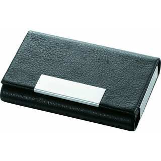 Visol Marlin Black Leather Business Card Case