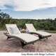 Luana Outdoor 3-piece Wicker Adjustable Chaise Lounge Set with Cushions by Christopher Knight Home - Thumbnail 4