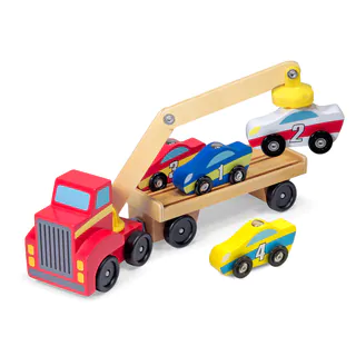 Melissa & Doug Magnetic Car Loader