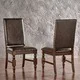 Flatiron Nailhead Upholstered Dining Chairs (Set of 2) by iNSPIRE Q Classic - Thumbnail 6