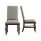 Flatiron Nailhead Upholstered Dining Chairs (Set of 2) by iNSPIRE Q Classic - Thumbnail 8