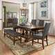 Flatiron Baluster Extending Dining Set by TRIBECCA HOME