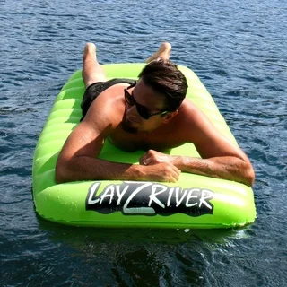 Lay-Z-River 1-Person Lake Air Mattress Float