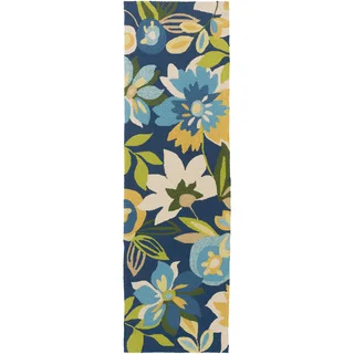Hand-Hooked Cody Floral Rug (2'6 x 8