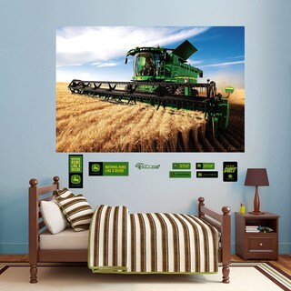 Fathead John Deere Combine Mural Wall Decals