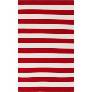 Hand-Woven Stacy Stripe Cotton Rug (8' x 10')
